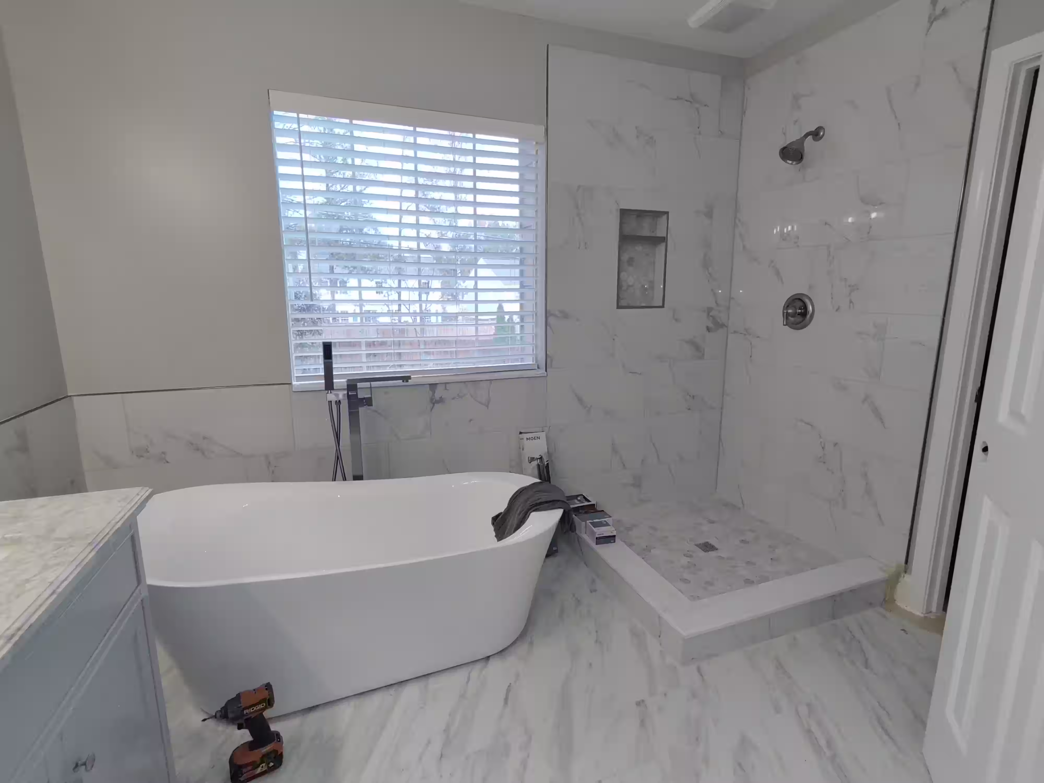 Second bathroom after renovation by Handy Daniel Services
