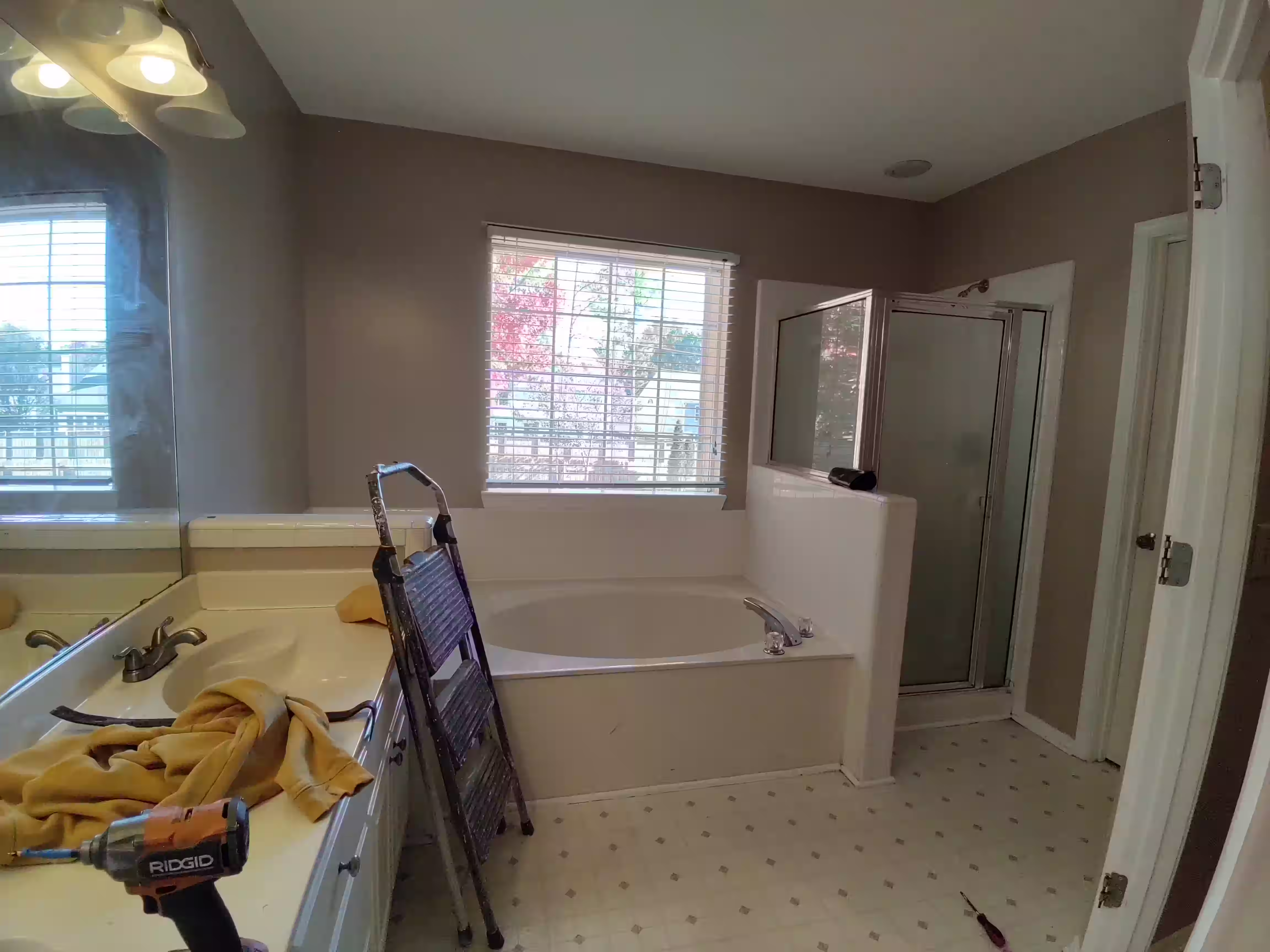 Second bathroom before renovation by Handy Daniel Services