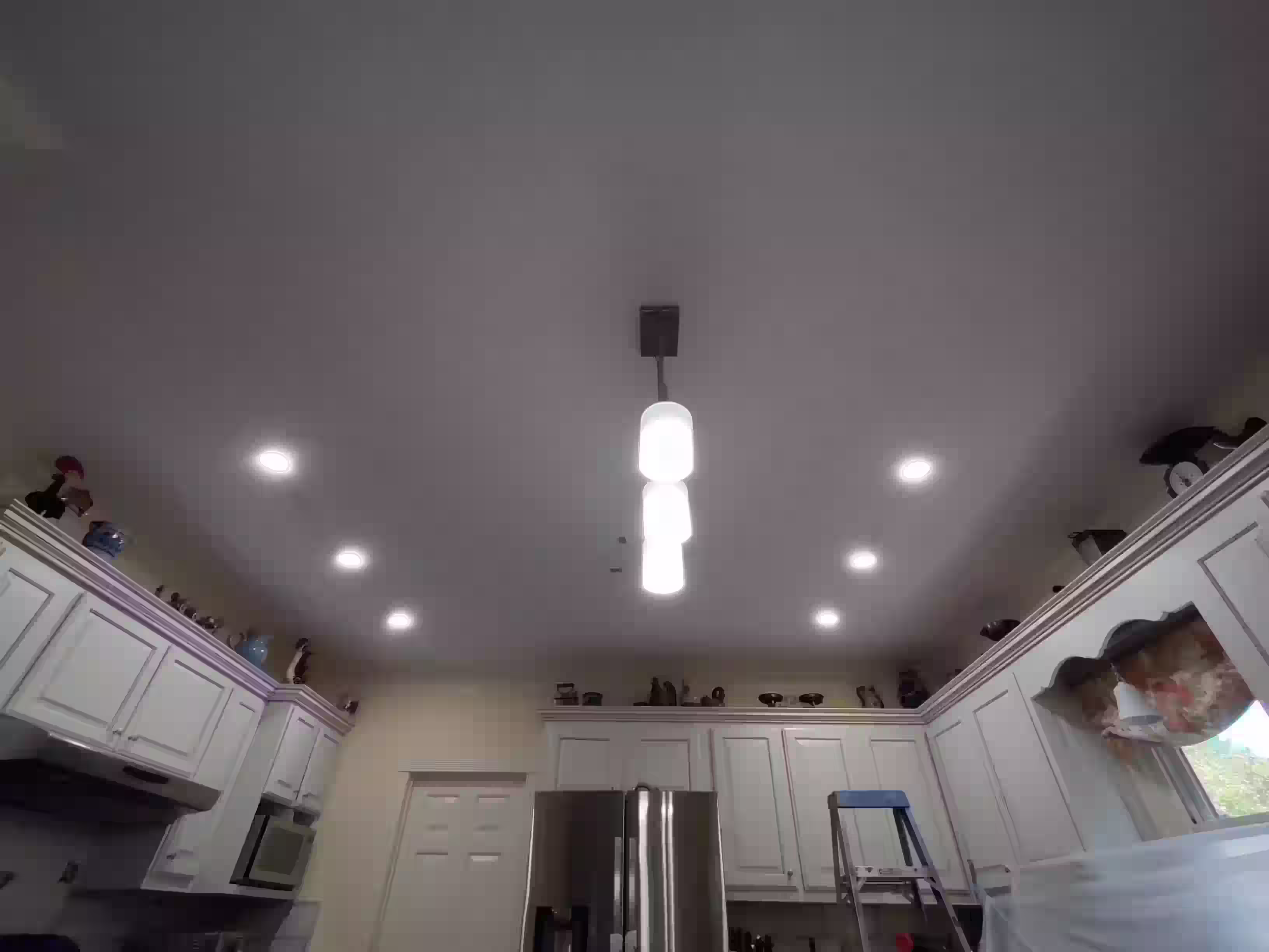 Kitchen and living area after renovation by Handy Daniel Services